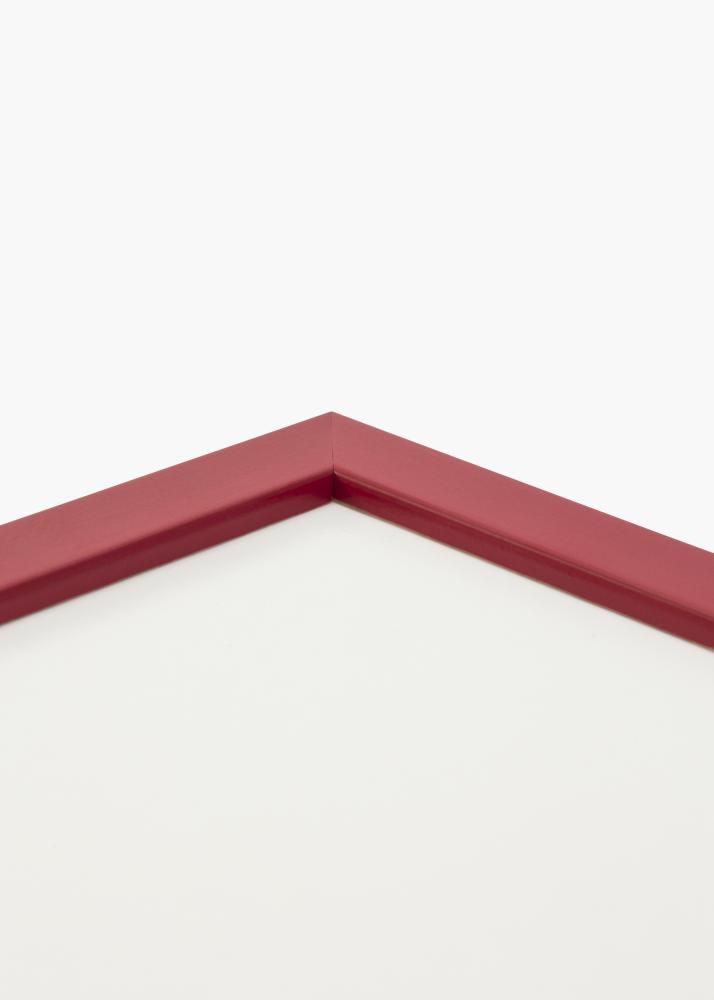Cornice Edsbyn Rosso 40x40 cm - Passe-partout Nero 10x10 inches
