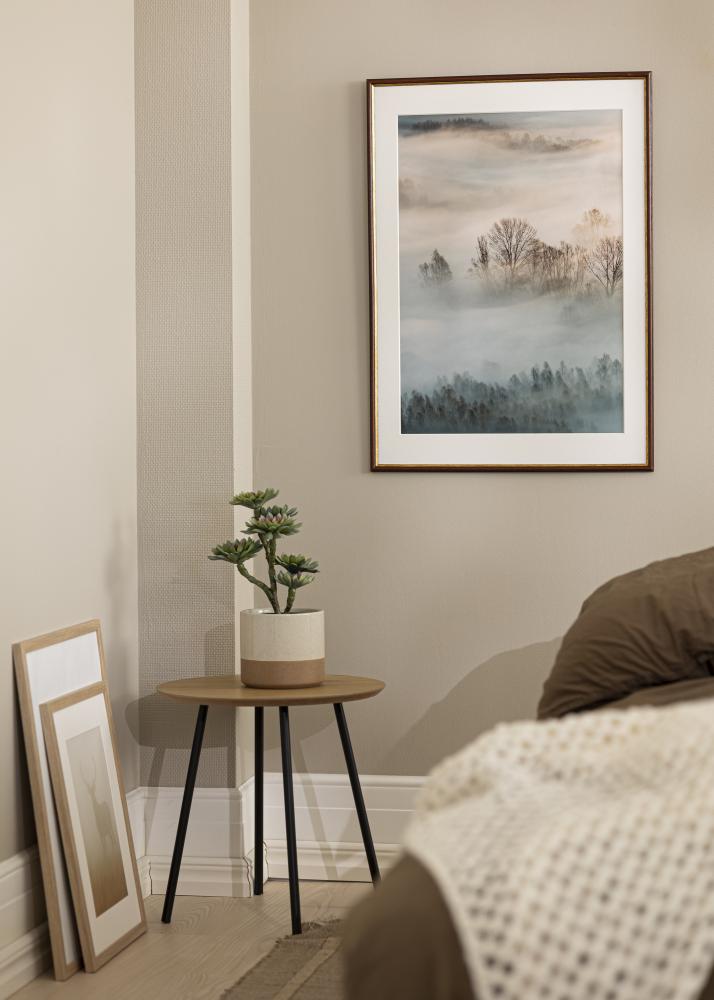 Cornice Horndal Marrone 34x42 cm - passe-partout Bianco 25x32 cm