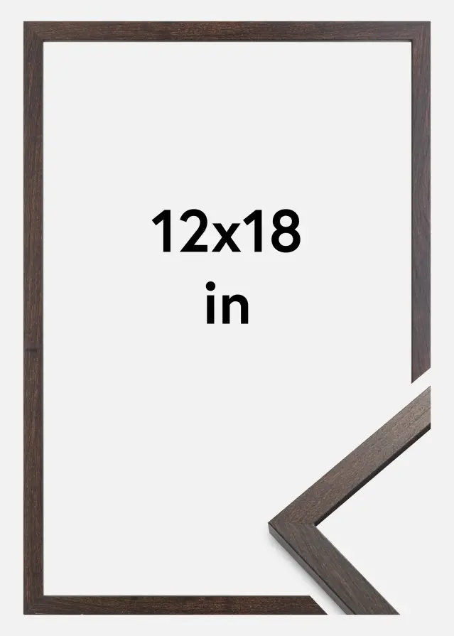 Cornice Trendy Vetro Acrilico Noce 12x18 inches (30,48x45,72 cm)