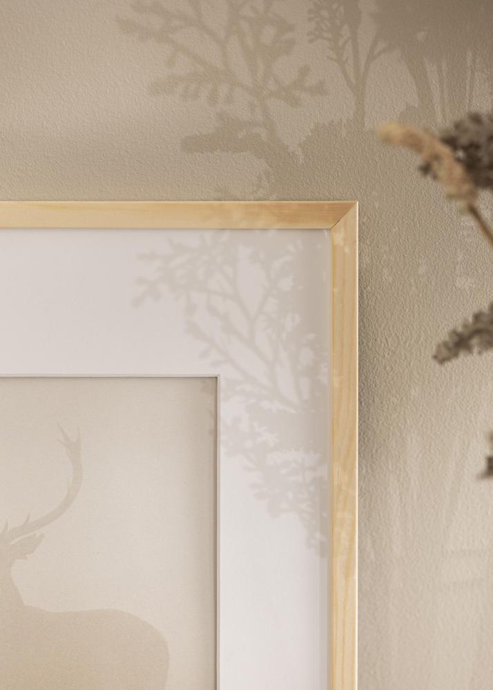 Cornice Galant Pino 30x30 cm - Passe-partout Bianco 20x20 cm