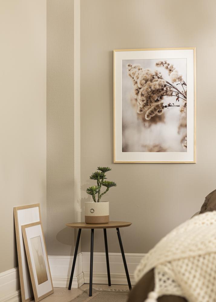 Cornice Galant Pino 30x30 cm - Passe-partout Bianco 20x20 cm