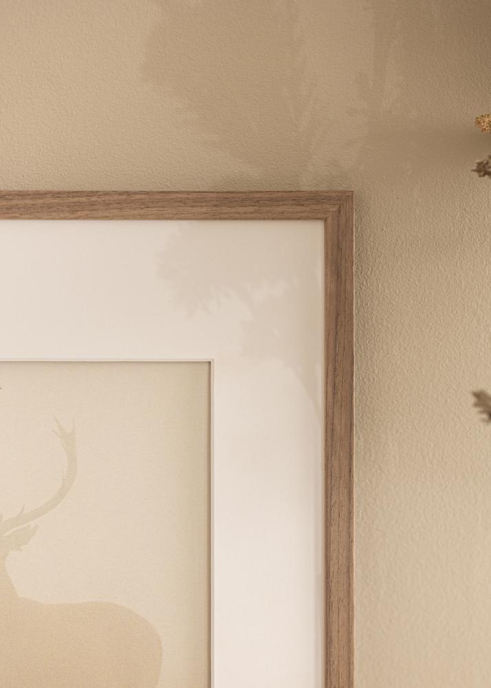 Cornice Edsbyn Vetro acrilico Noce chiaro 50x70 cm