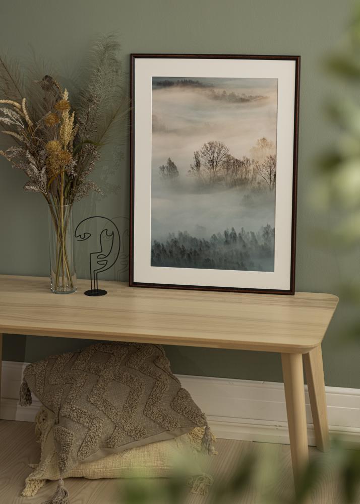 Cornice Horndal Vetro acrilico Noce 40x40 cm