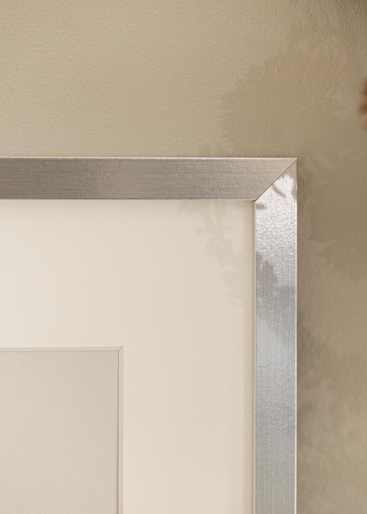 Cornice Trendy Vetro Acrilico Argento 70x90 cm