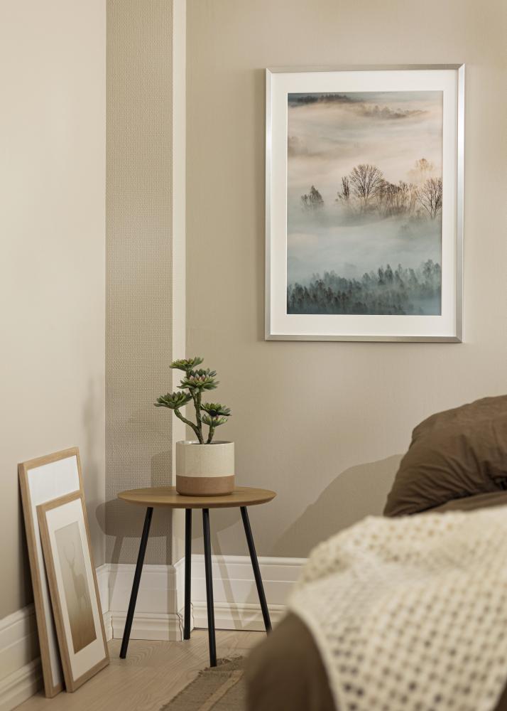 Cornice Trendy Vetro Acrilico Argento 70x90 cm