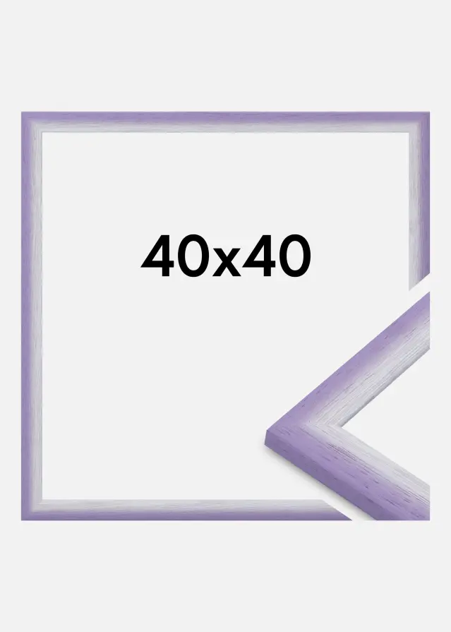 Cornice Cornwall Vetro acrilico Lilla chiaro 40x40 cm