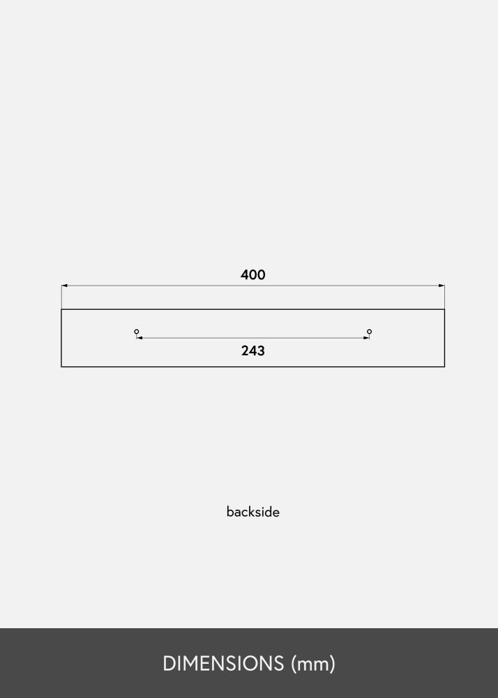 KAILA Mensola per quadri Bambù 40 cm