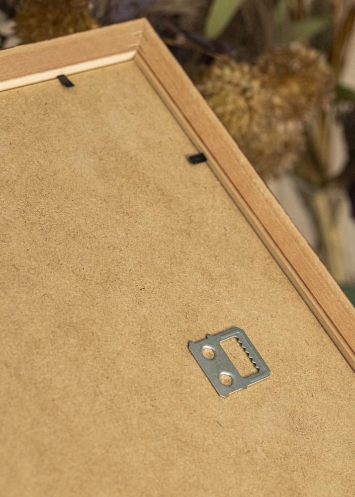 Cornice Siljan Marrone 55x55 cm - passe-partout Bianco 17x17 inches