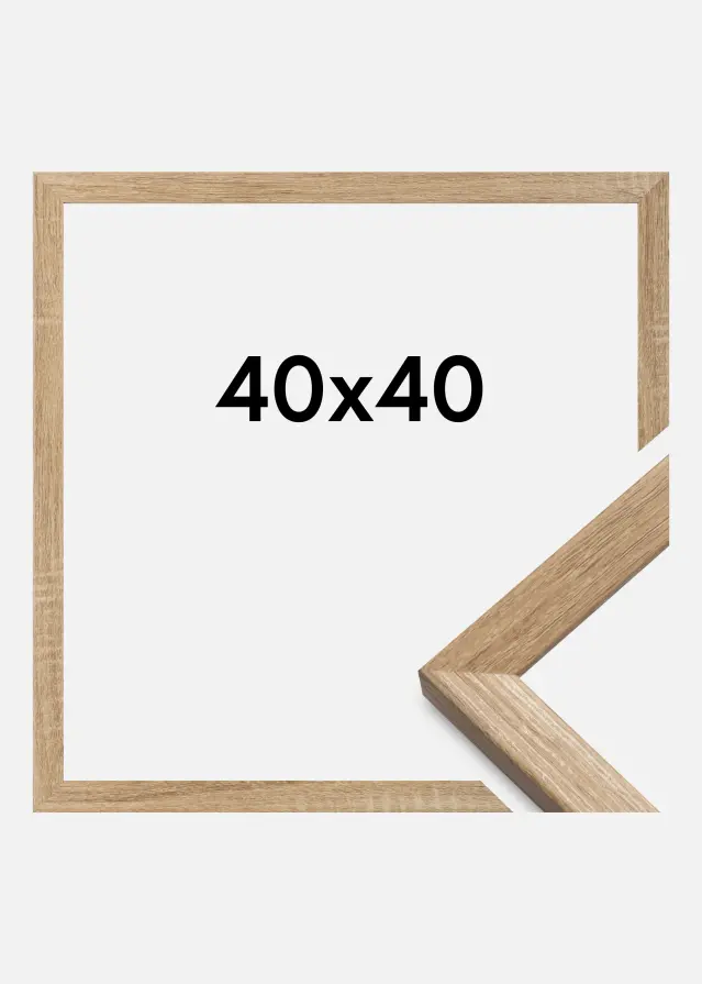 Cornice Fiorito Rovere chiaro 40x40 cm