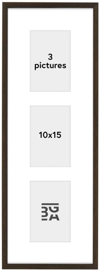 Edsbyn Cornici multiple I Noce - 3 Immagini (10x15 cm)