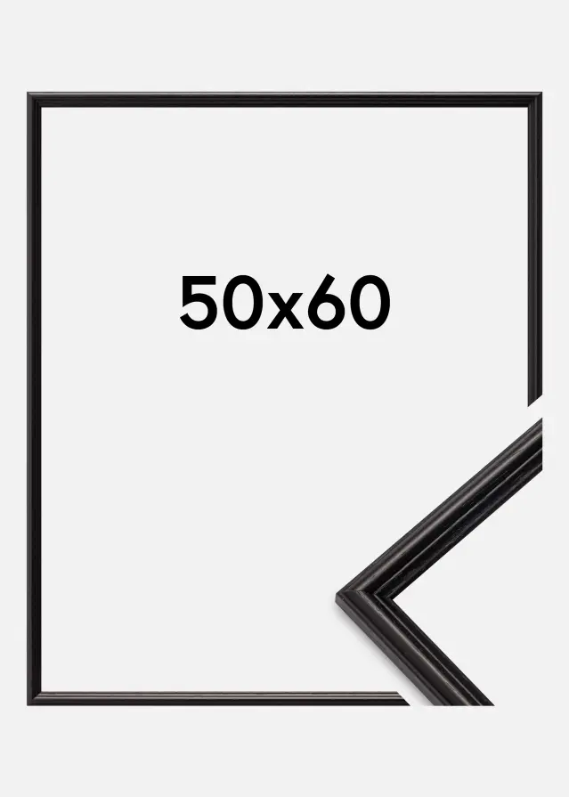 Cornice Horndal Vetro acrilico Nero 50x60 cm