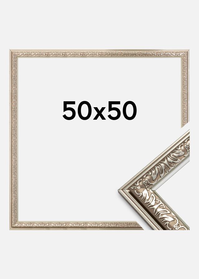 Cornice Nostalgia Argento 50x50 cm