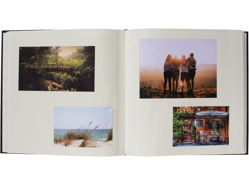 Fun Autoadesivo Nero - 33x34 cm (50 Pagine bianche / 25 fogli)