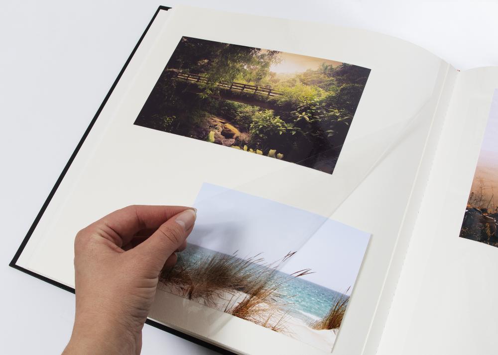 Fun Autoadesivo Nero - 33x34 cm (50 Pagine bianche / 25 fogli)