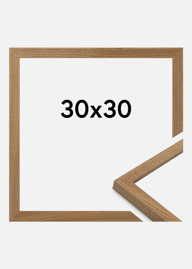 Cornice Salisbury Vetro acrilico Quercia 30x30 cm