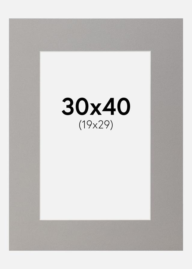 Passe-partout Grigio 30x40 cm (19x29)
