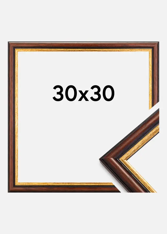 Cornice Siljan Vetro acrilico Marrone 30x30 cm