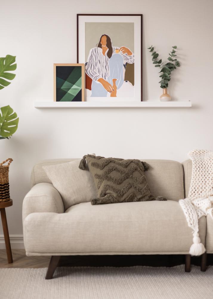 KAILA Mensola per Quadri Bianco 130 cm