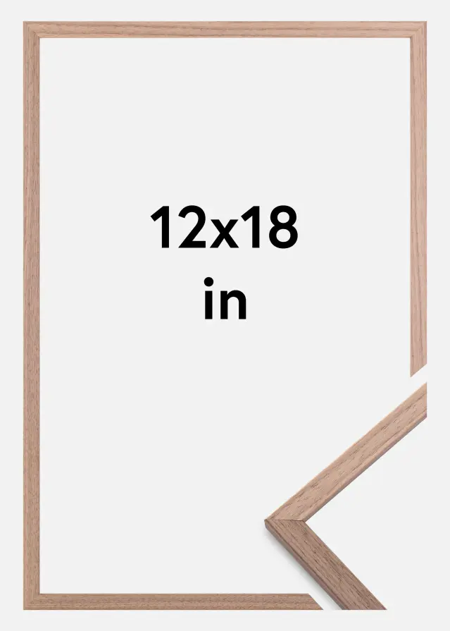 Cornice Edsbyn Noce chiaro 12x18 inches (30,48x45,72 cm)