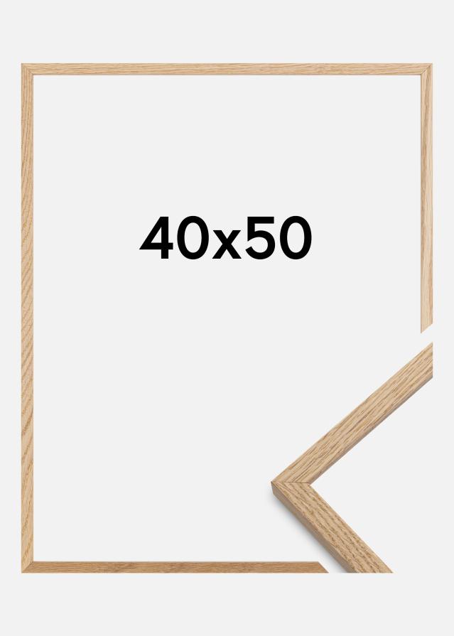 Cornice Oslo Vetro acrilico Rovere 40x50 cm