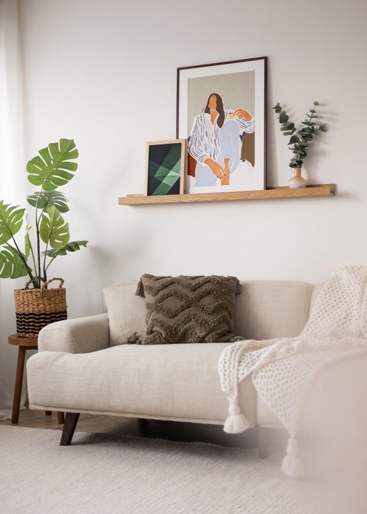 KAILA Mensola per quadri in rovere 120 cm