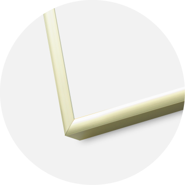 Cornice Poster Frame Aluminum Gold 70x100 cm - Passe-partout Bianco 60x90 cm