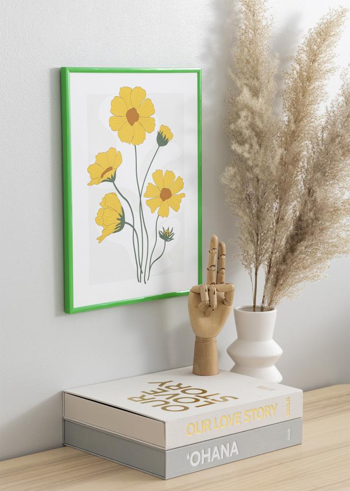 Cornice New Lifestyle Grass Green 70x100 cm - Passe-partout Nero 61x91,5 cm