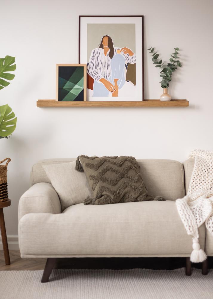 KAILA Mensola per quadri in rovere 120 cm