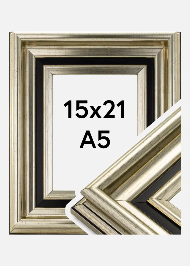 Cornice Gysinge Premium Argento 15x21 cm (A5)