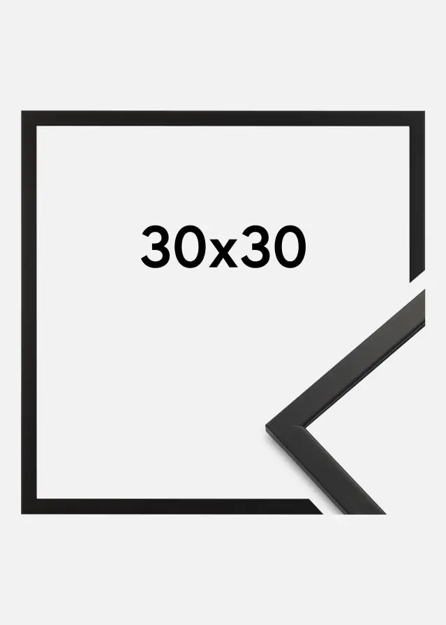 Cornice Edsbyn Vetro acrilico Nero 30x30 cm