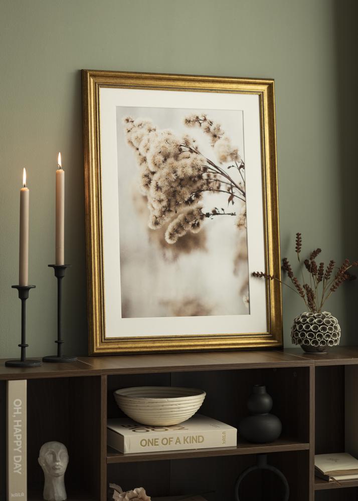 Cornice Rokoko Vetro acrilico Oro 50x50 cm