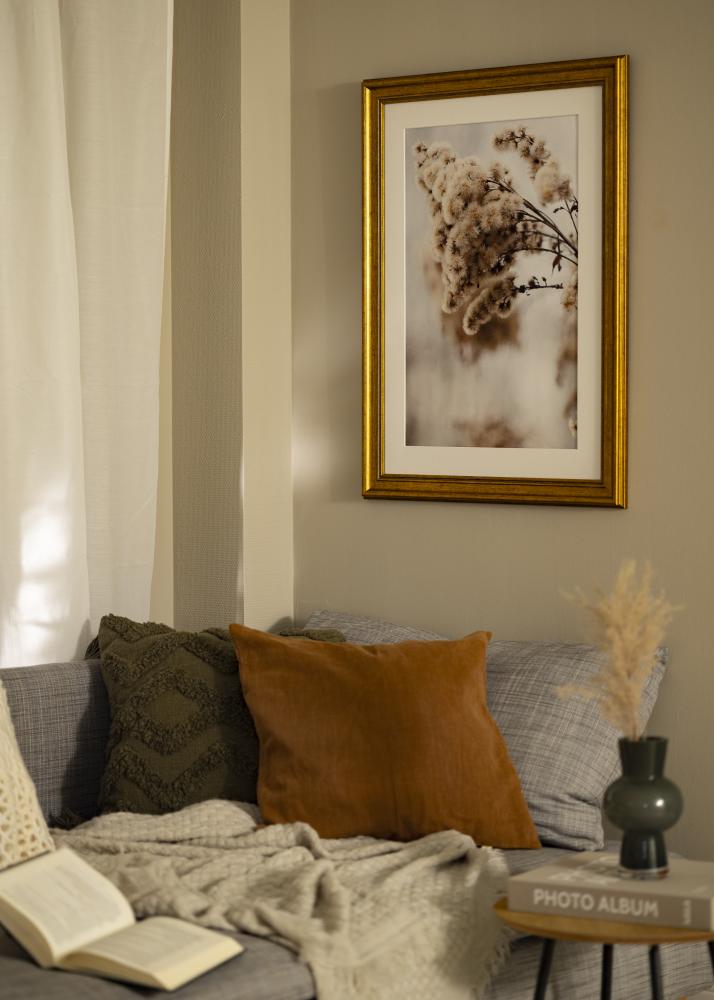 Cornice Rokoko Vetro acrilico Oro 50x50 cm