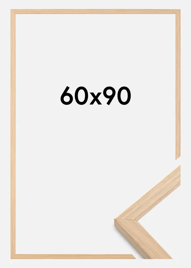 Cornice Grimsåker Vetro acrilico Rovere 60x90 cm