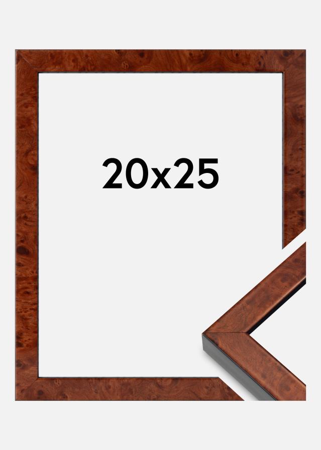 Cornice Hermes Vetro Acrilico Burr Walnut 20x25 cm