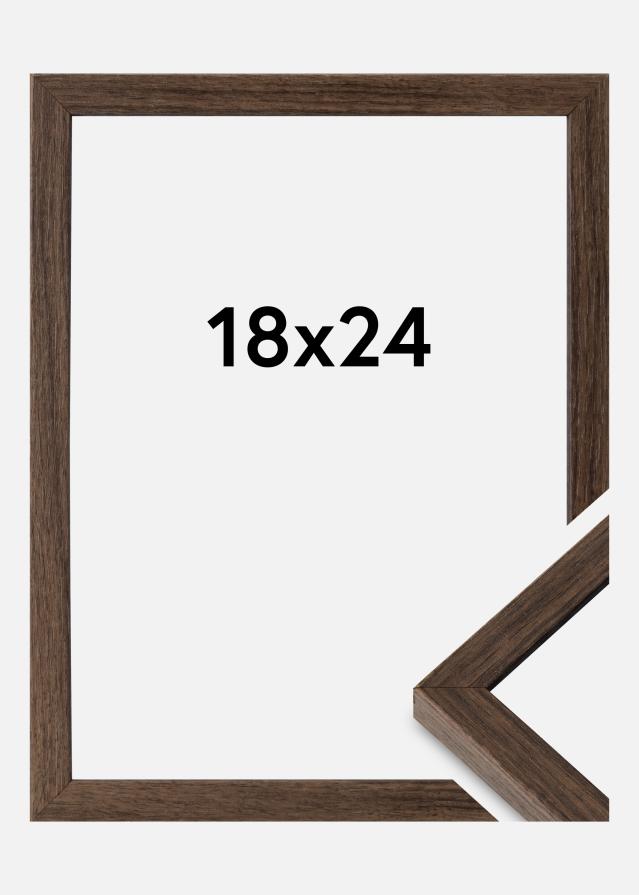 Cornice Ares Vetro Acrilico Noce 18x24 cm