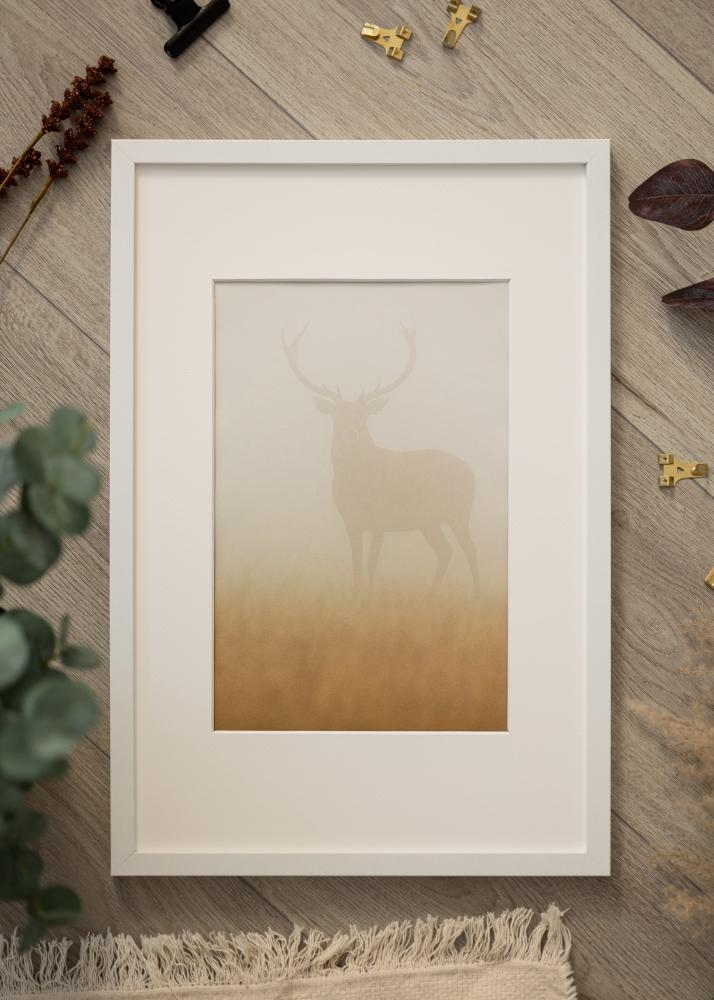 Cornice Modern Vetro acrilico Bianco 30x45 cm