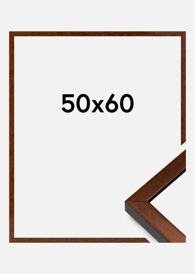 Cornice Ares Vetro Acrilico Burr Walnut 50x60 cm