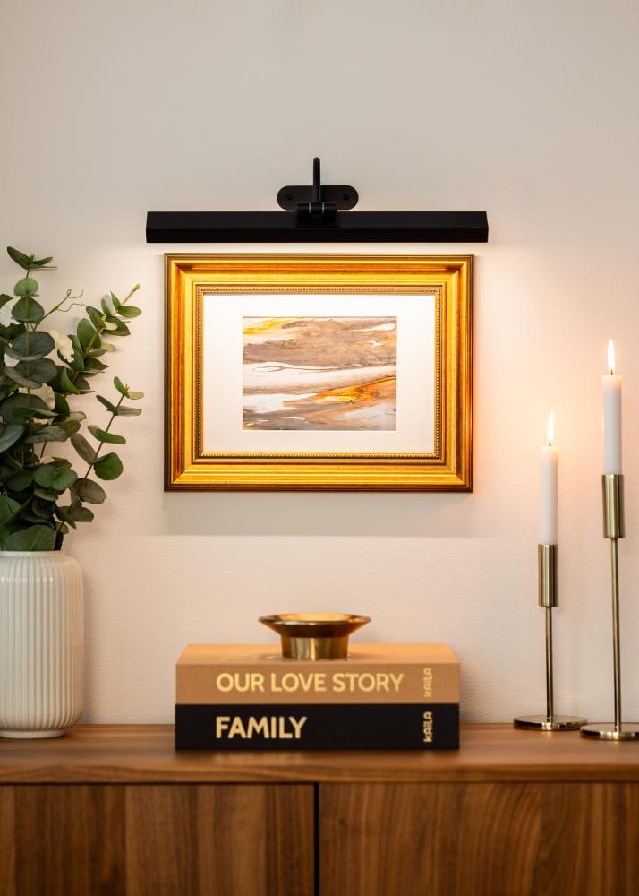 KAILA Flare Illuminazione per quadri a batteria 40 cm - Nero