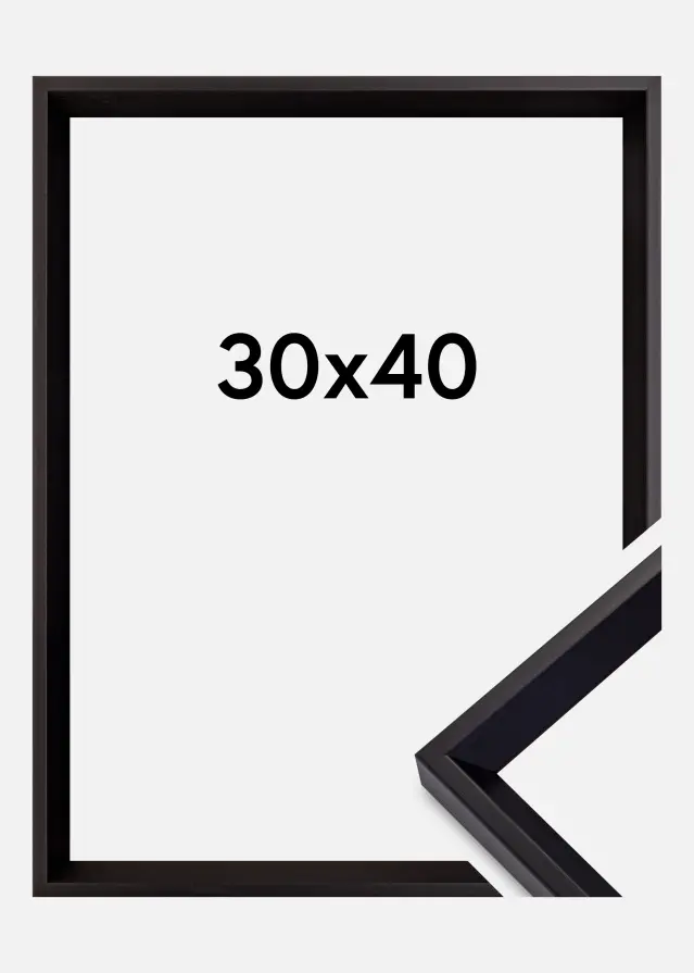 Cornice Globe Vetro acrilico Nero 30x40 cm