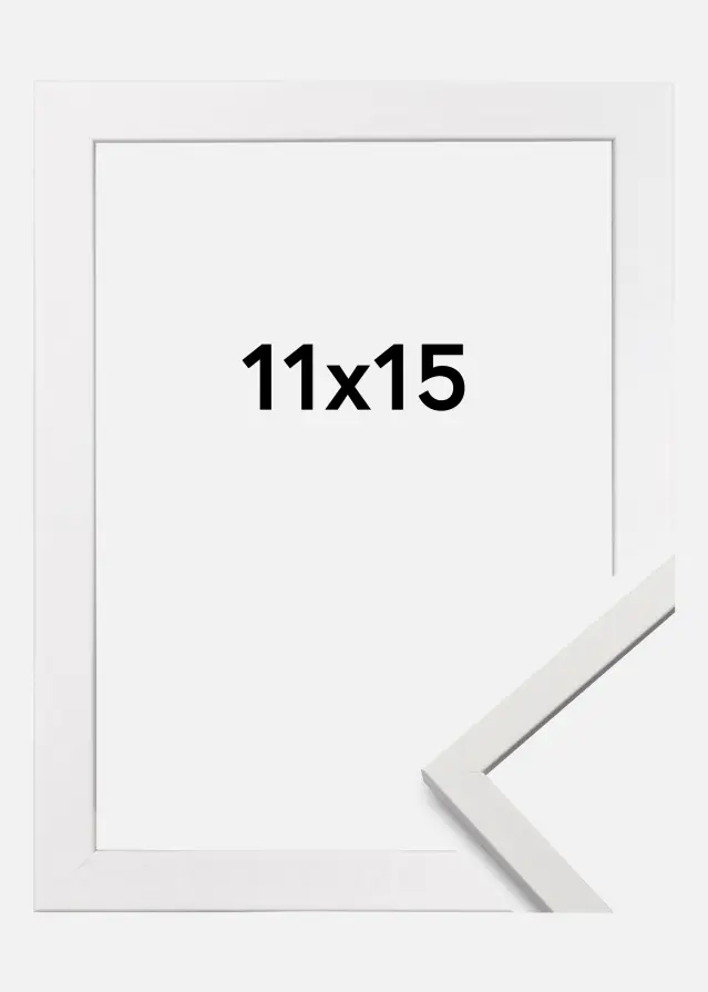 Cornice Edsbyn Bianco 11x15 cm