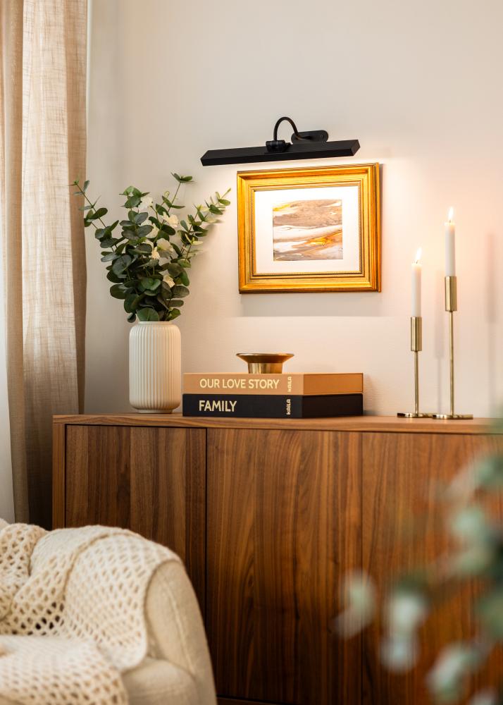 KAILA Flare Illuminazione per quadri a batteria 40 cm - Nero