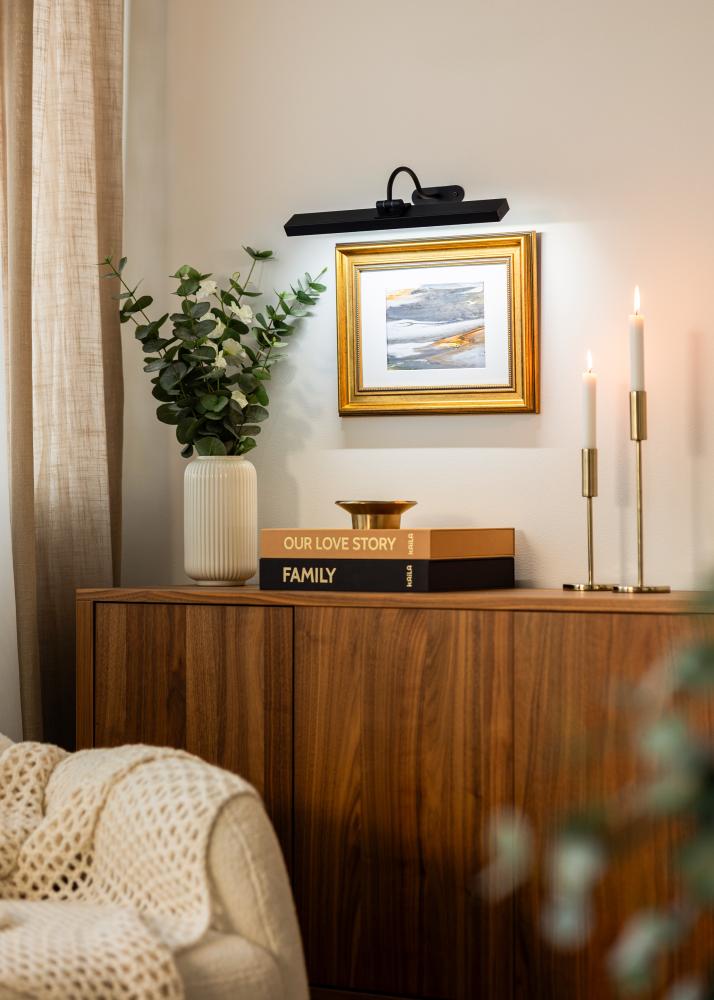 KAILA Flare Illuminazione per quadri a batteria 40 cm - Nero