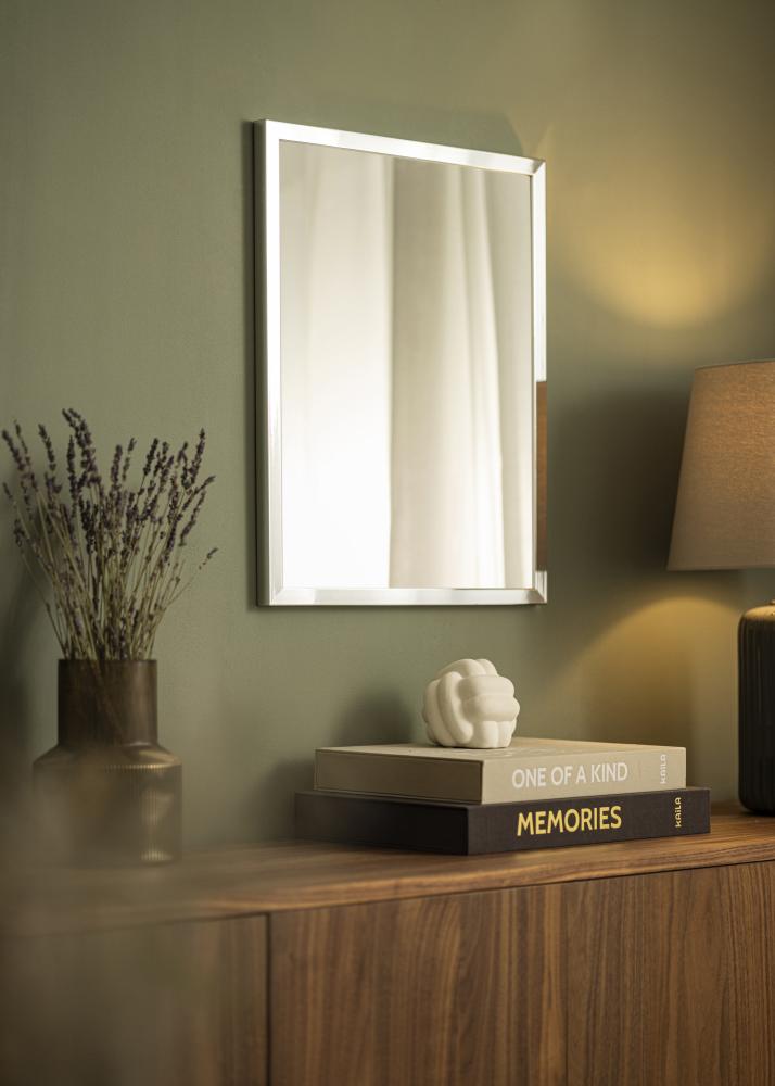 Specchio Devon Argento - Misure personalizzate