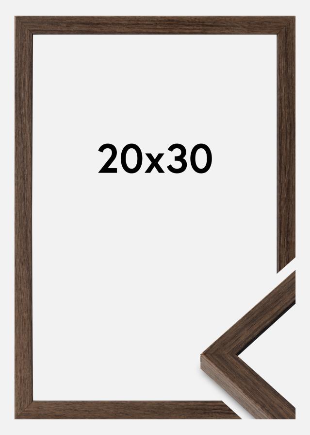 Cornice Ares Vetro Acrilico Noce 20x30 cm