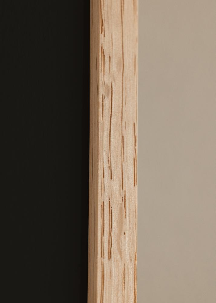 Cornice Quercia Sottile 20x30 cm - Passe-partout Nero 15x21 cm (A5)