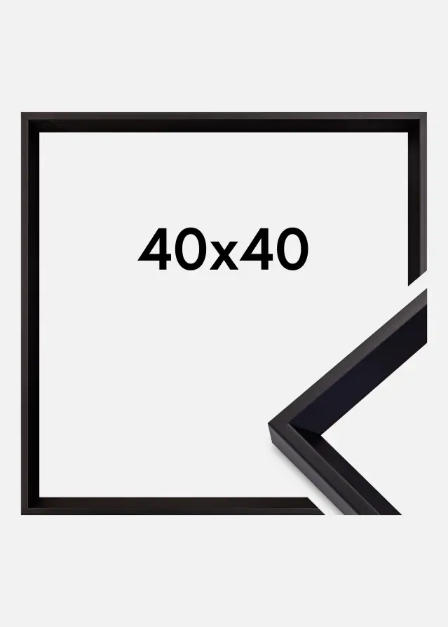 Cornice Globe Vetro acrilico Nero 40x40 cm