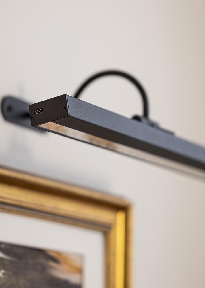 KAILA Flare Illuminazione per quadri a batteria 40 cm - Nero