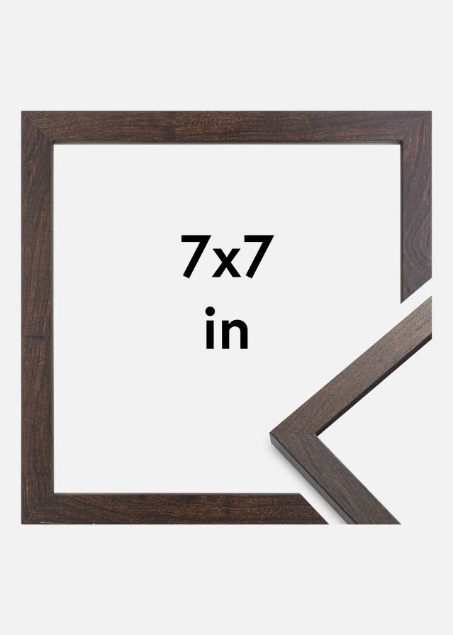 Cornice Trendy Vetro Acrilico Noce 7x7 inches (17,8x17,8 cm)