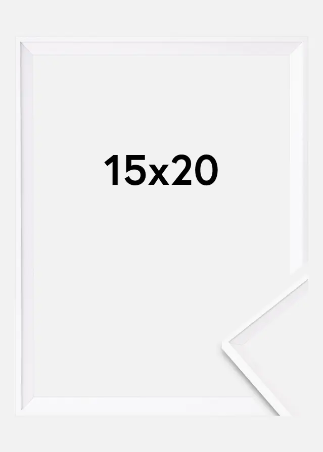 Cornice Desire Vetro acrilico Bianco 15x20 cm