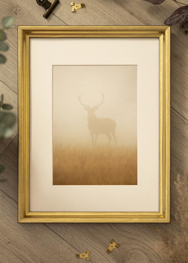 Cornice Arjeplog Oro - Dimensioni personalizzabili